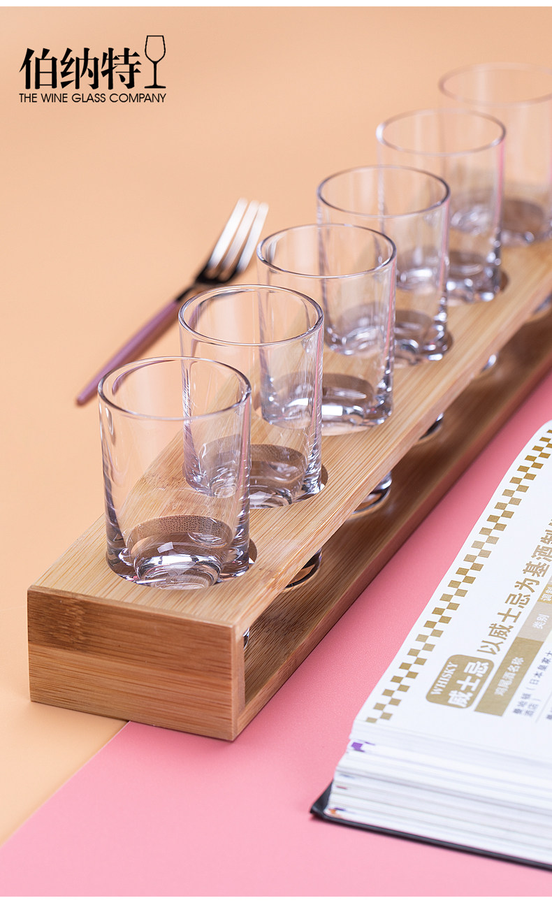 Ликер Cup 手工制作家用水晶玻璃白酒杯套装shot子弹杯一两小酒杯一口烈酒杯 Bernat