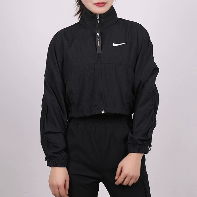 Giày thể thao nữ Nike Nike nữ 2020 Áo khoác dệt SWOOSH mới Áo khoác thể thao huấn luyện thông thường CJ3774 - Áo khoác thể thao / áo khoác