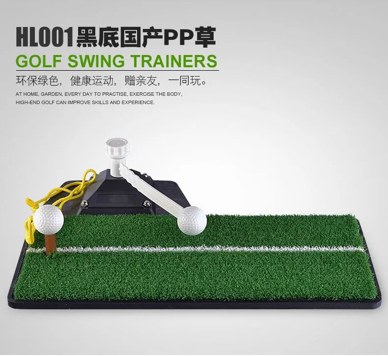 Trong nhà golf phụ kiện xoay thanh thực hành mat gia đình nhỏ xoay thực hành mô phỏng pad di động