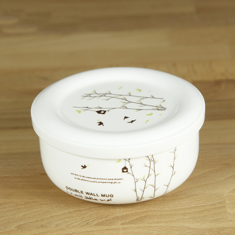 Steamed egg bowl bowls with fresh bore a bowl of cover bowl bowl with cover microwave ceramic bowl