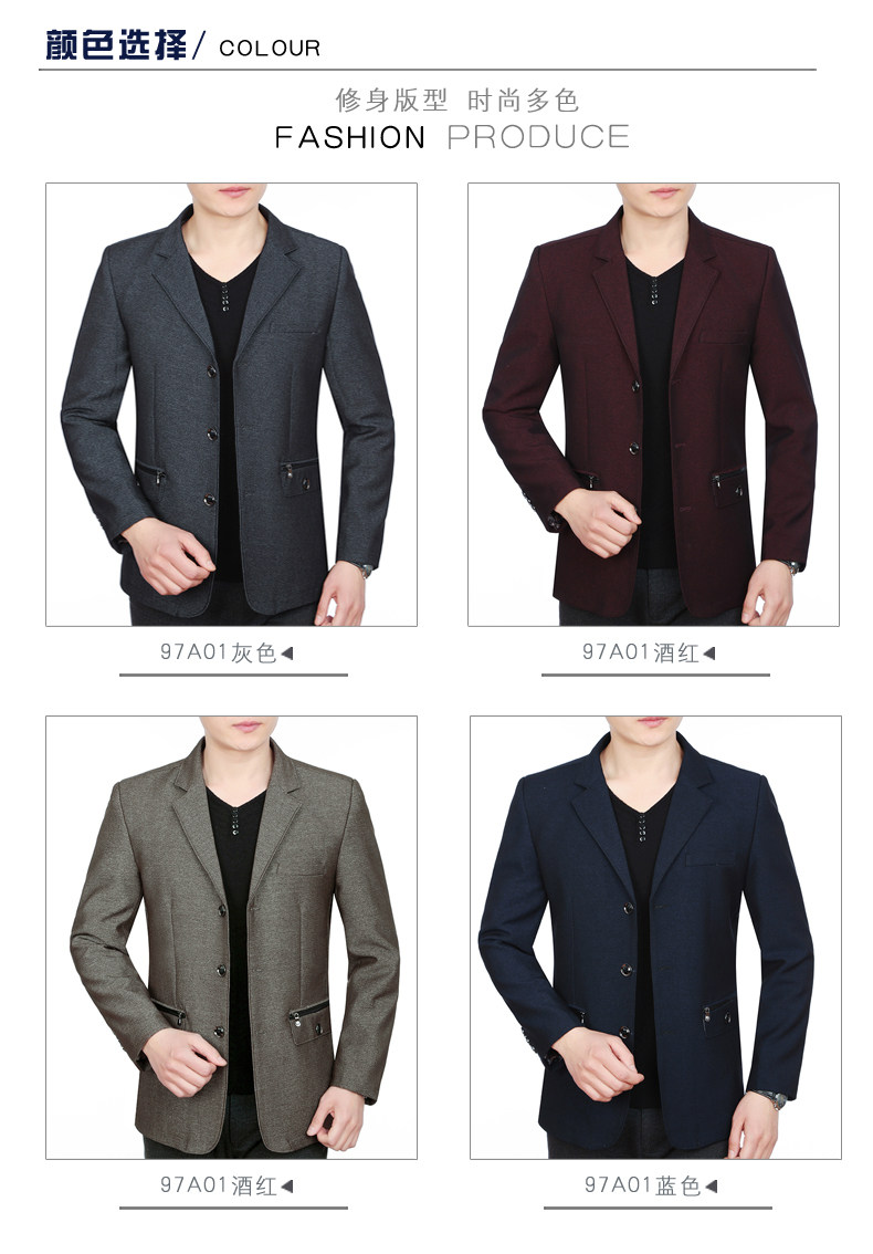 Blouson homme manches longues en Laine - Ref 3117165 Image 9