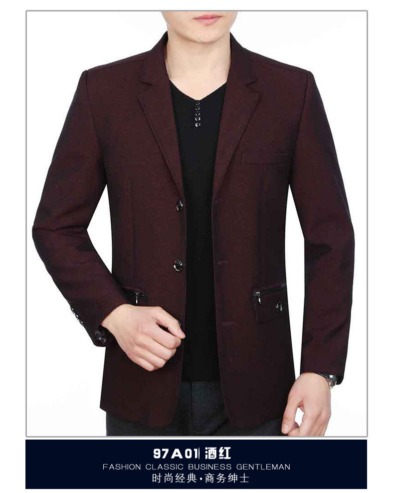 Blouson homme manches longues en Laine - Ref 3117165 Image 16