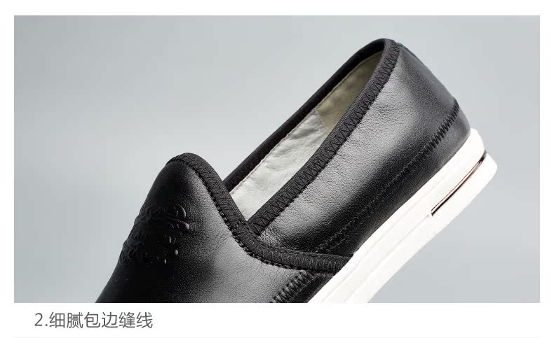 Thời trang mùa xuân và mùa thu đích thực giày sneaker tăng chiều cao nam