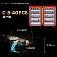 Новый Fly Hook C-3-40pcs (40 штук)