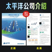 Pacific Insurance Company Introducing Colorful Page Propaganda Single DM Single Company Presentation Introduction Advertisement