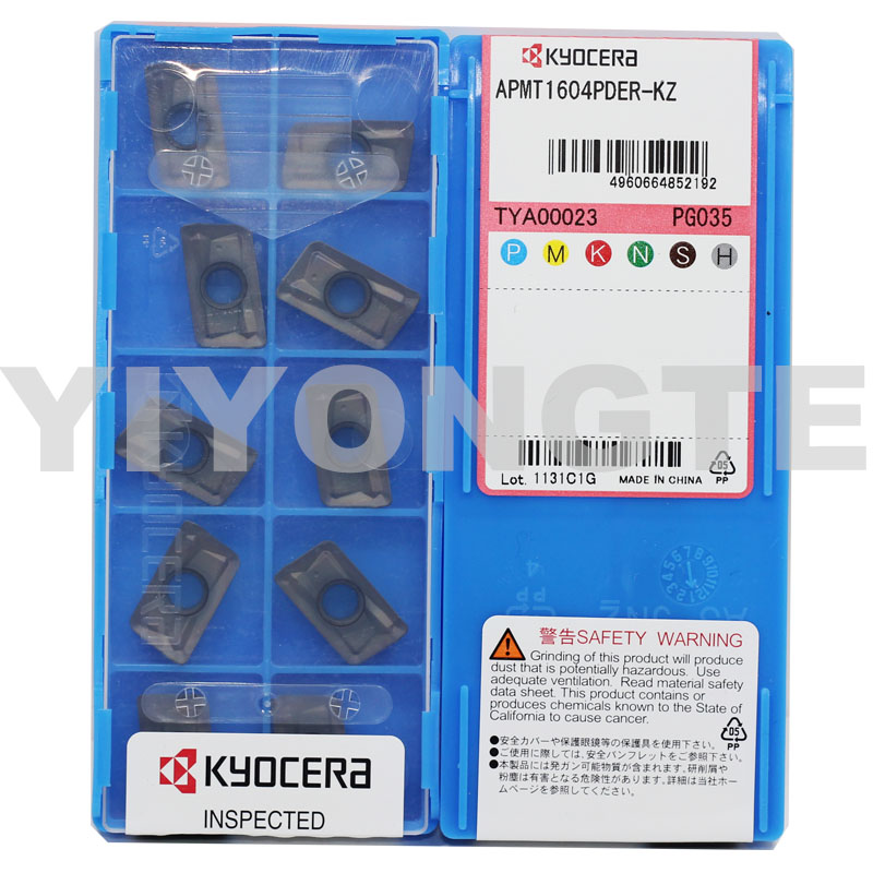 Original loaded spot Kyocera numerical control milling cutter sheet APMT1604PDER-KZ PG025 PG035 steel piece stainless steel