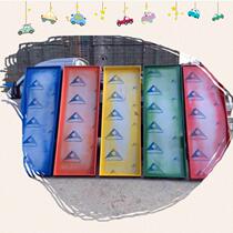 Kindergarten adult fun mirror square toy amusement equipment wooden fun mirror mirror simple stainless steel mirror