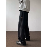 Спортивные летние штаны для отдыха, в американском стиле, свободный прямой крой