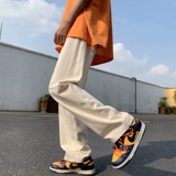 Летние трендовые штаны для отдыха, европейский стиль, свободный прямой крой