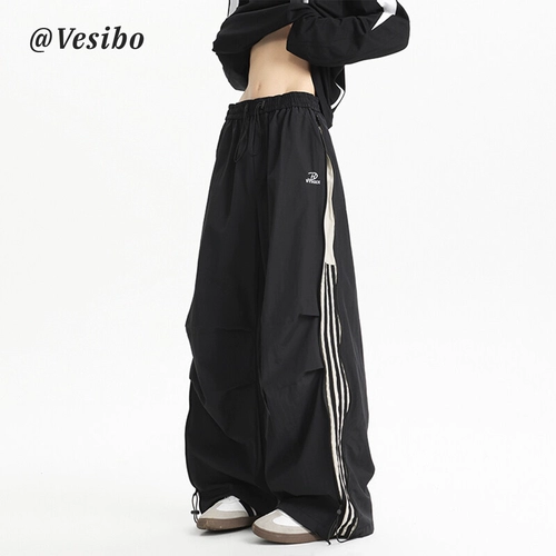 Дизайнерские штаны, в американском стиле, тренд сезона, свободный крой