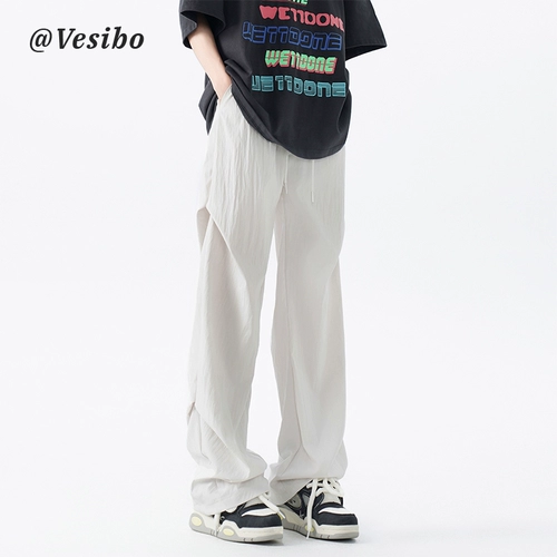 Дорожный быстросохнущий парашютист, летние дизайнерские штаны для отдыха, свободный прямой крой