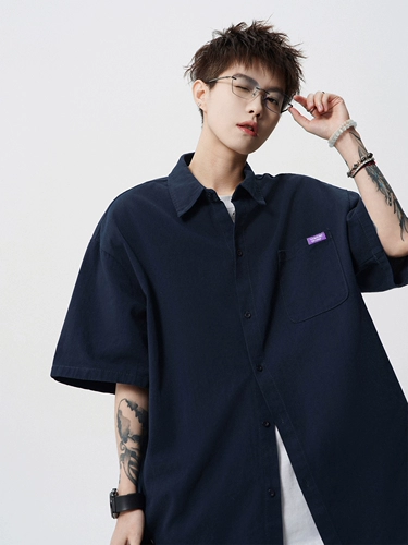 Летняя модная рубашка, универсальная куртка, США, свободный крой