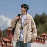 Японская весенняя ретро куртка для отдыха, тренд сезона, в американском стиле, оверсайз, с вышивкой, подходит для подростков