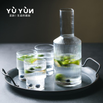 Yuyun Hammer cold kettle cold kettle juice pot high temperature resistant cold teapot cold teapot cold water cup set household glass pot