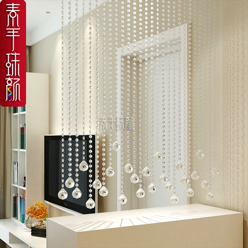 Octagonal Bead Curtain Crystal Partition Finished Curtain Crystal