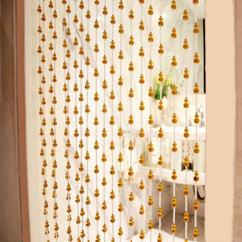 [USD 18.37] Feng Shui Calabash bead curtain crystal partition window crystal bead curtain