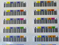 Original barcode DELL DELL LTO6 Tape label barcode Barcode identification code
