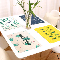 Can delete European style fabric pad thickness insulation household tablemat cup cup cup cup cup cup cup cup cup pad Simple fashion meal