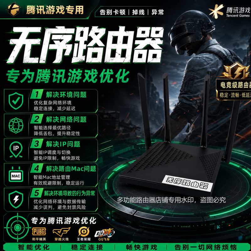 Unordered Router Delta Operation Game-Specific Decodable Environment Abnormality One-Click Modification of Mac Gateway Ip