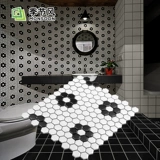 Гексагональная керамика мозаичная слива слива цветение плюпеид северная книга тибетской плитки на стенах