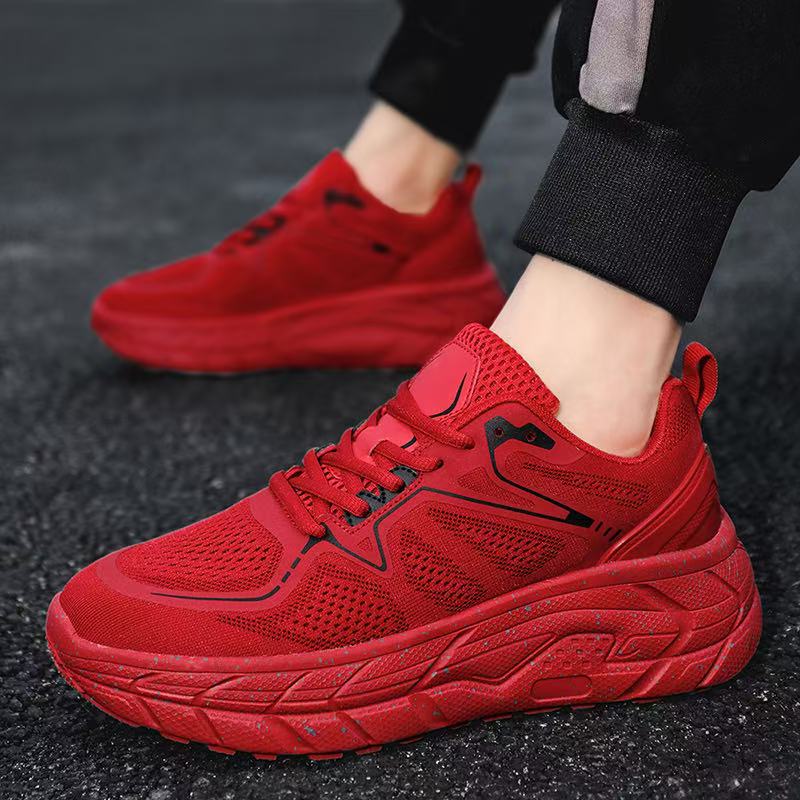 Outdoor Casual Sports Shoes for Men and Women, Running Casual Lightweight Running Shoes, Breathable and Fashionable Red Trendy Shoes for the Year of Birth Outdoor Casual Sports Shoes for Men and Women, Running Casual Lightweight Running Shoes, Breathable and Fashionable Red Trendy Shoes for the Year of Birth