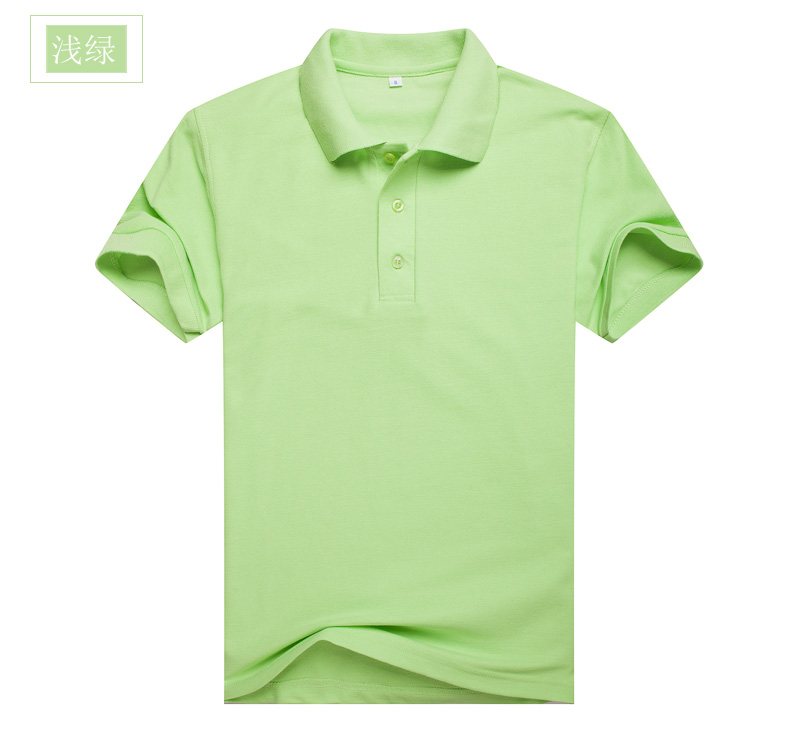 PUSSEN áo thun mùa hè áo thun tay ngắn màu cotton rắn áo thun quần yếm xưởng nhân viên POLO áo in tùy chỉnh shop bán áo thun nam có cổ