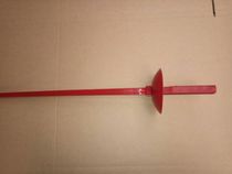 Fencing equipment childrens plastic induction sword training sword will chirp when stabbed quality assurance