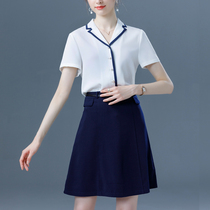 Professional suit womens summer business fashion skirt civil servant interview slim temperament goddess style formal work clothes