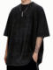 American Style 280g Heavyweight Pure Cotton Short-Sleeve T-Shirt for Men, Loose Fit, Plus Size, Oversized, Summer Vintage Top