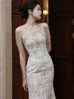 2022 лето новая коллекция Выпускной метку высокая Сорта вечернее платье юбка женское французское дизайн супер фея платье