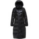 Down Jacket Women's Mid-Length Winter Thickened Hooded 2023 New Over-the-Knee Korean Style Black Slim Women's Jacket