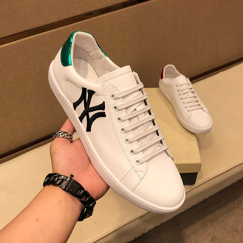 European station men's British small white shoes genuine leather summer thin men's shoes casual shoes all-match trendy sneakers new