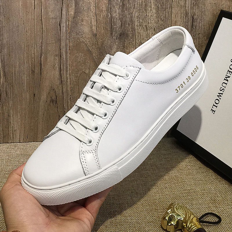 2022 spring and autumn new men's small white shoes men's shoes Korean style trendy board shoes all-match leather flat casual shoes men