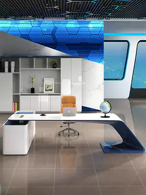 Desk boss table simple modern paint big class desk President desk technology fashion personality manager table boss table