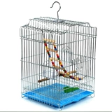 安吉派特 Клетка птицы Большой гальваническая птичья клетка Aobeli Brots Big Bird Cage таинственная пион -пиони Железное искусство Parrot Cage
