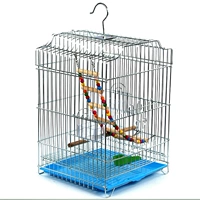 安吉派特 Клетка птицы Большой гальваническая птичья клетка Aobeli Brots Big Bird Cage таинственная пион -пиони Железное искусство Parrot Cage