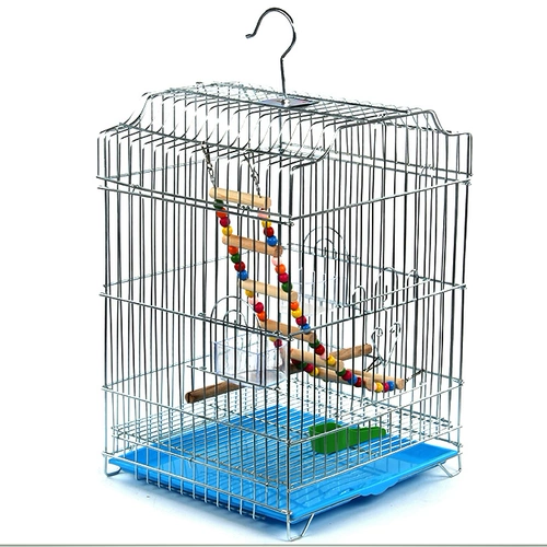 安吉派特 Клетка птицы Большой гальваническая птичья клетка Aobeli Brots Big Bird Cage таинственная пион -пиони Железное искусство Parrot Cage