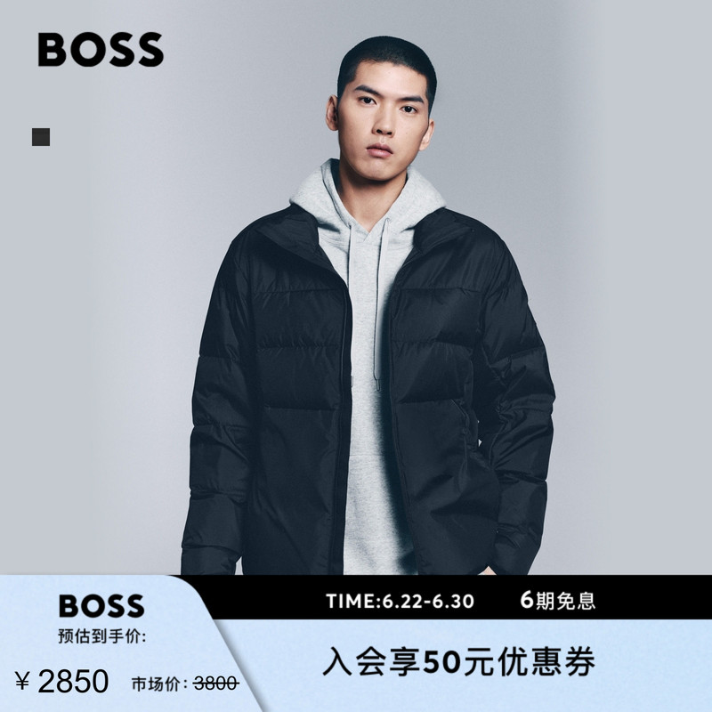 【Water-Repellent】Boss Sleeve Pocket Design Composite down Filled Jacket 【Water-Repellent】Boss Sleeve Pocket Design Composite down Filled Jacket