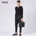 HUGO BOSS Hugo Bos Men 2019 xuân hè mới kinh doanh bình thường áo len cổ chữ V - Áo len