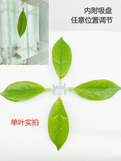 Thai Fighting Fish Special Resting Leaf, Simulated Sleeping Bed, Hiding Leaf, Spawning Leaf, Ornamental Fish Tank Landscaping Decoration