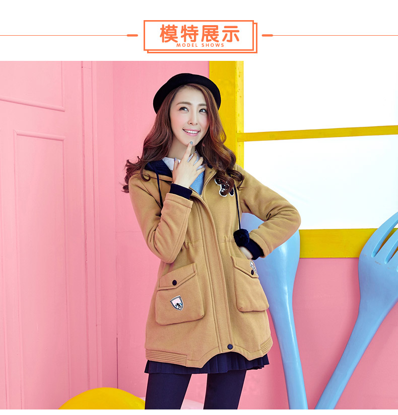 Manteau pour fille en mélange - Ref 2162454 Image 18