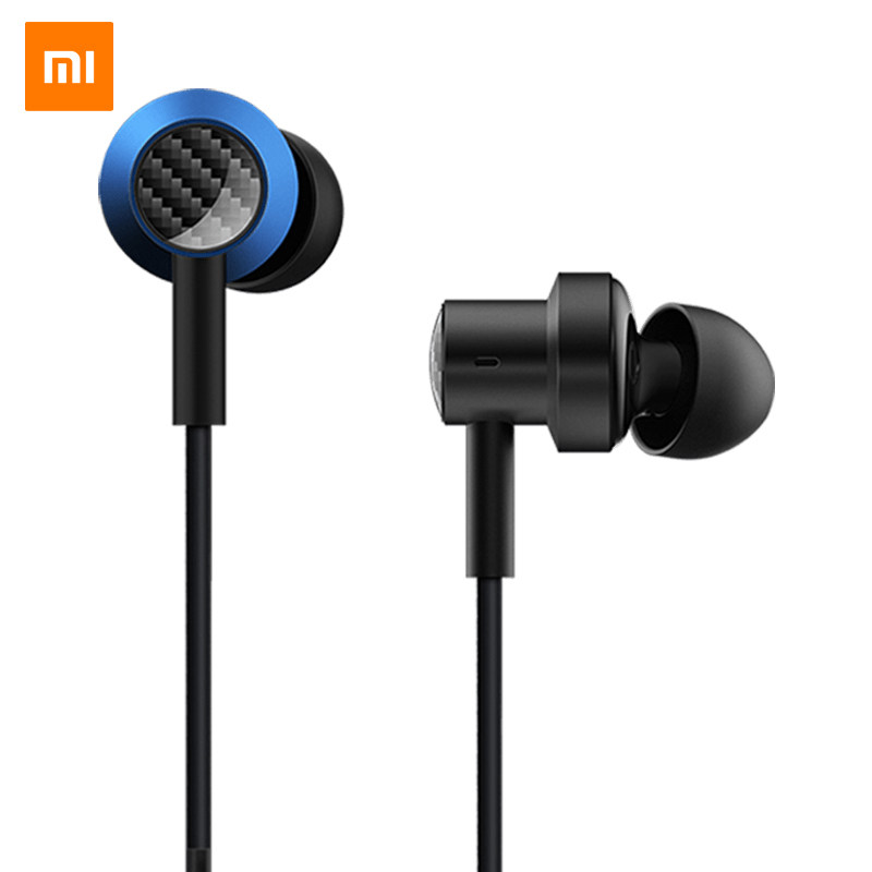 Xiaomi Double Moving Coil Headphones Blue In-Ear Universal Men's and Women's Sports Music Headphones Set Xiaomi Fresh Headphones