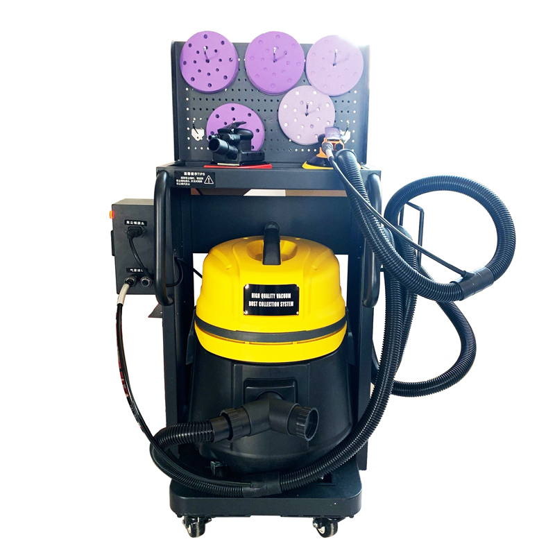 Damei dust-free pneumatic dry mill central dust collection set car refurbishment repair spray paint vacuum polishing tool