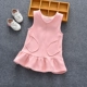 Váy vest bé gái 1-3 tuổi trẻ em váy sling mùa thu và mùa đông trẻ em váy bé mùa đông váy bé 5 mùa thu nữ đầm công chúa elsa