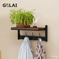 Модель черного+цвета грецкого ореха (четыре крючка)