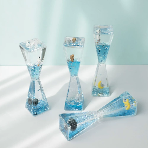 Космический космонавт, настольная космическая синяя подвеска подходит для мужчин и женщин для друга, песочные часы, подарок на день рождения, широкая цветовая палитра