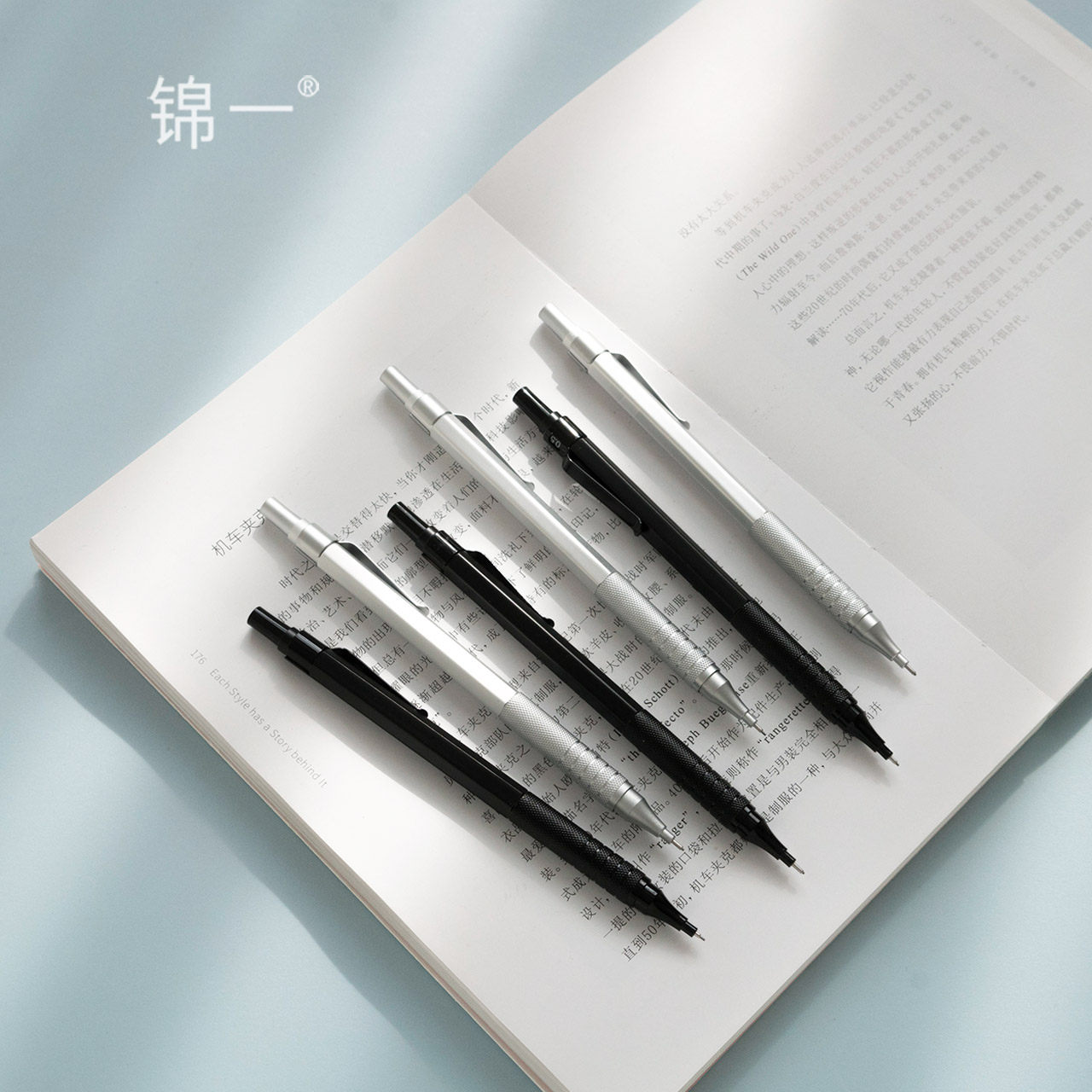 Low center of gravity mechanical pencil student 0 5 refill continuous core Mechanical pencil Art comic drawing writing continuous core Primary school student examination activity pencil