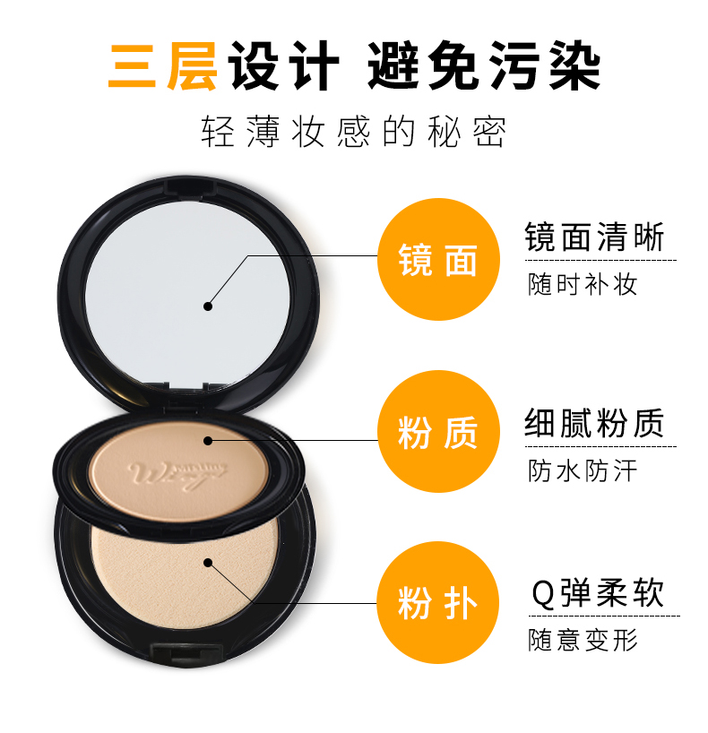 Mistine Thai Wings Invisible Dry Powder 10g Oil Control Long Lasting Makeup Makeup Kem che khuyết điểm chống thấm nước phấn phủ nyx