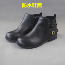 Mi Guoying 2021 new spring and autumn girls Martin Boots Boots short boots flat bottom low barrel waterproof 2 pairs 50 yuan