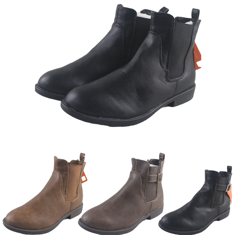 Old American goods winter Chelsea boots women 2021 women's British style mid-tube sleeve plus velvet warm Martin boots waterproof